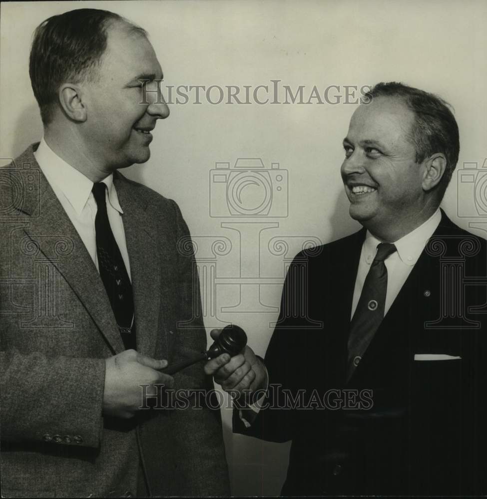 1955, YMCA Leaders Don Brabston, Fred Renneker - abna45381 - Historic Images