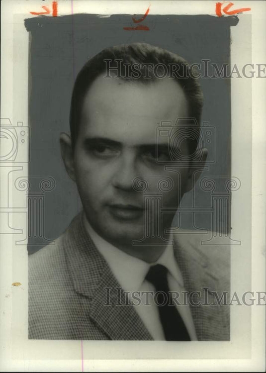 1965, Malcolm A. Thomas, North Alabama Chairman for Marion Institute - Historic Images