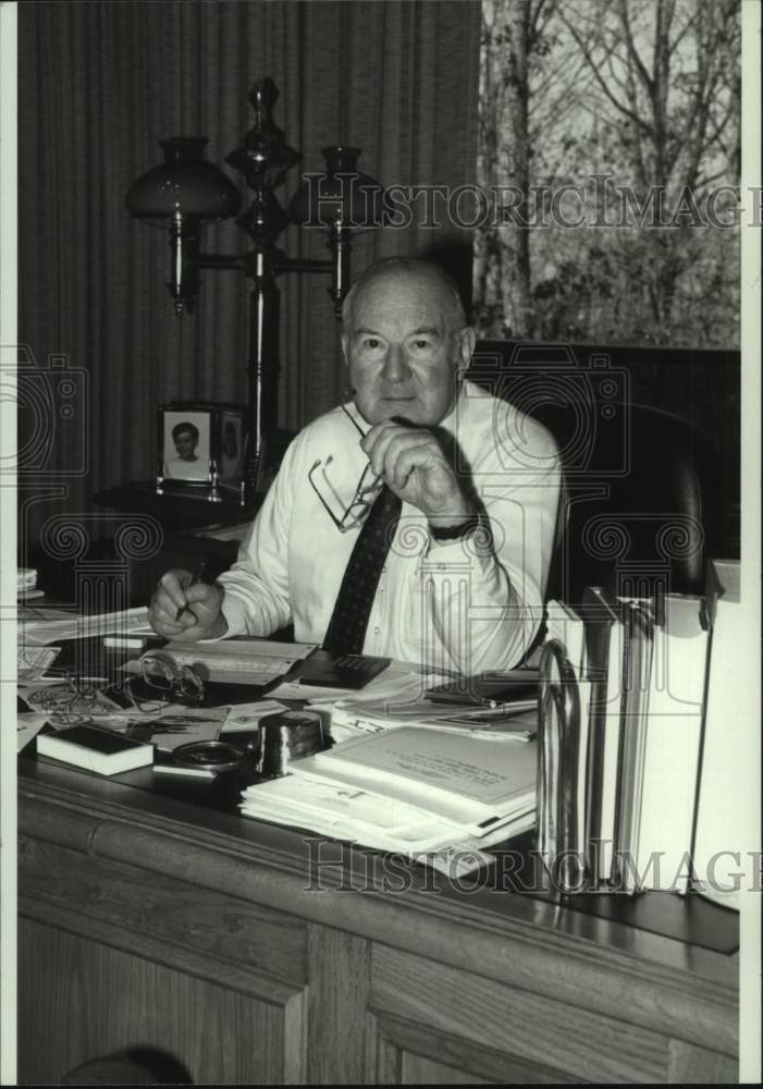 1989 Press Photo John Harbert III, President of Harbert Construction - abna45412 - Historic Images