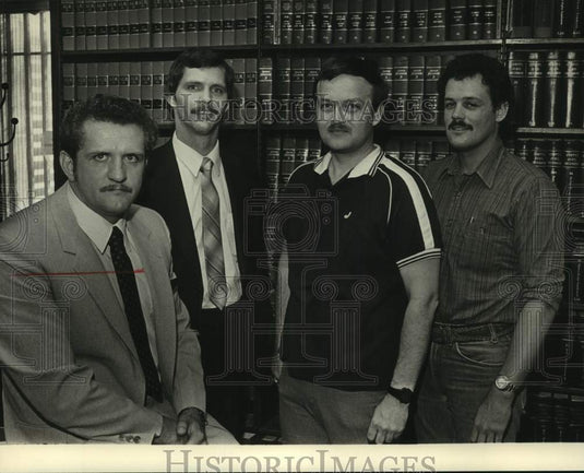 1983 Press Photo Law School Graduates Including Birmingham Policeman Jeff Bramer - Historic Images