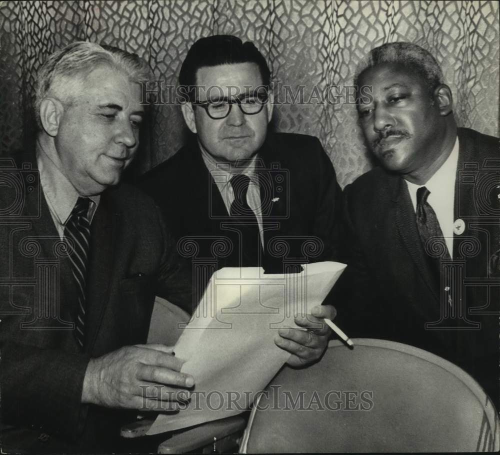 1970, Educators Dr. Ernest Stone, Brad Stephens, James A. Smith - Historic Images