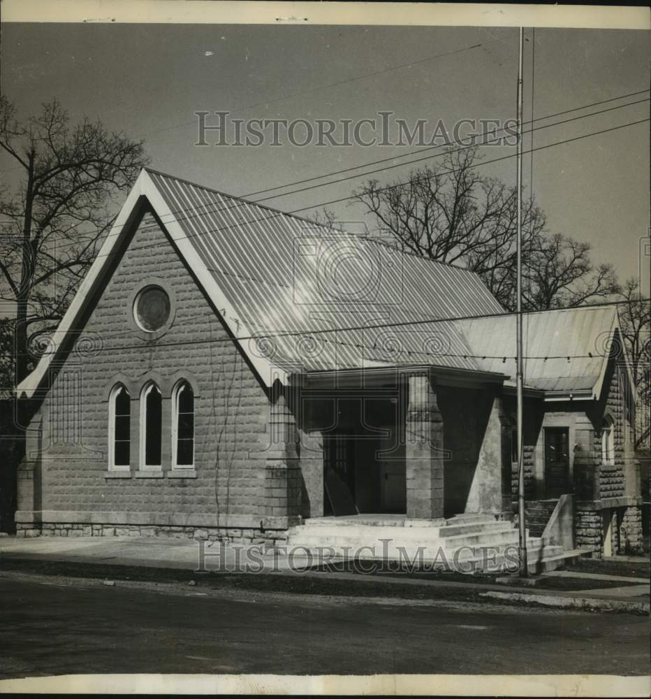 1950, American Legion home hut. Bridgeport, Alabama, exterior shot - Historic Images