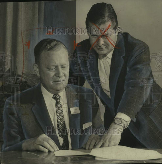 1956, Dr. Buford Word, Association of Obstetricians & Gynecologists - Historic Images
