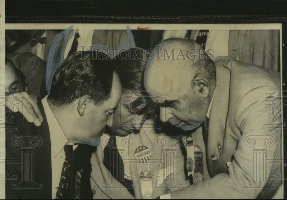 1952, Senators and Representative Confer at Democratic Convention - Historic Images