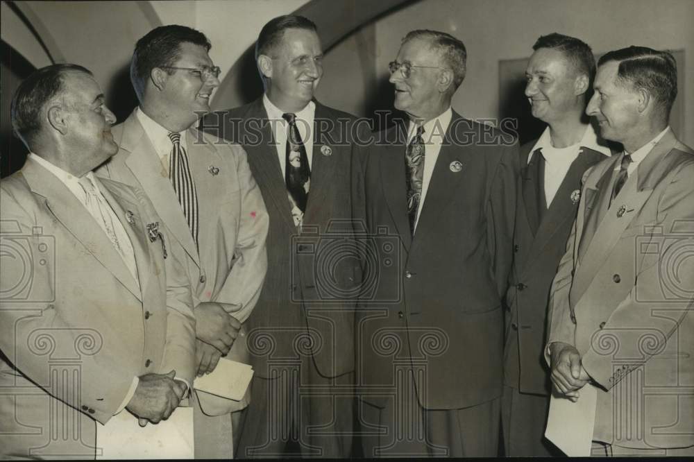 1952 Press Photo Alabama's Leading Democrats and Legislators - Get-Out-The-Vote-Historic Images