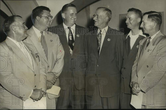 1952 Press Photo Alabama's Leading Democrats and Legislators - Get-Out-The-Vote-Historic Images