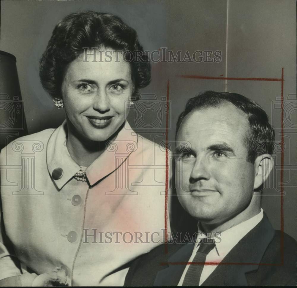 1958 Press Photo Alabama Attorney General John Patterson and Wife - abna45694 - Historic Images