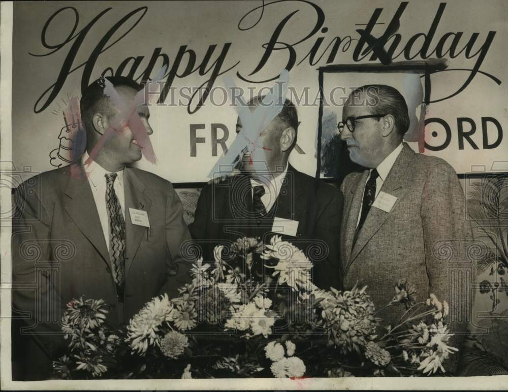 1952 Press Photo Liberty National life Insurance Company Executives at Party-Historic Images