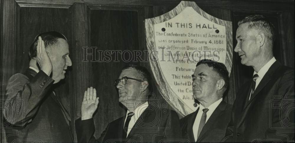 1968, W.M. Steele Sworn in to Alabama Senate - abna45698 - Historic Images