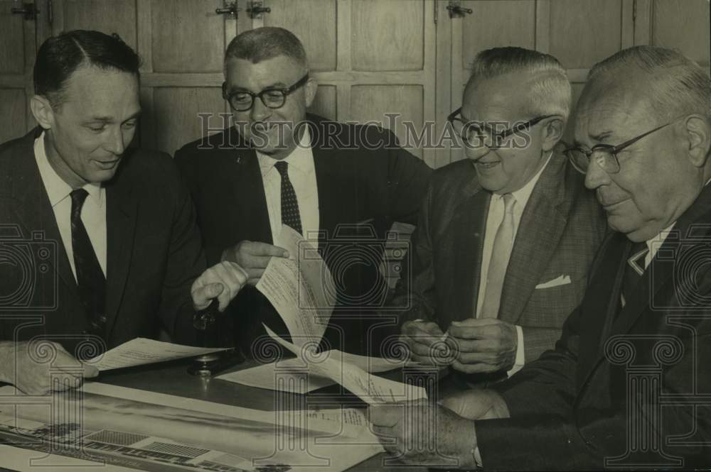 1962, Executives Sign Contract for New Hospital Building - abna45751 - Historic Images