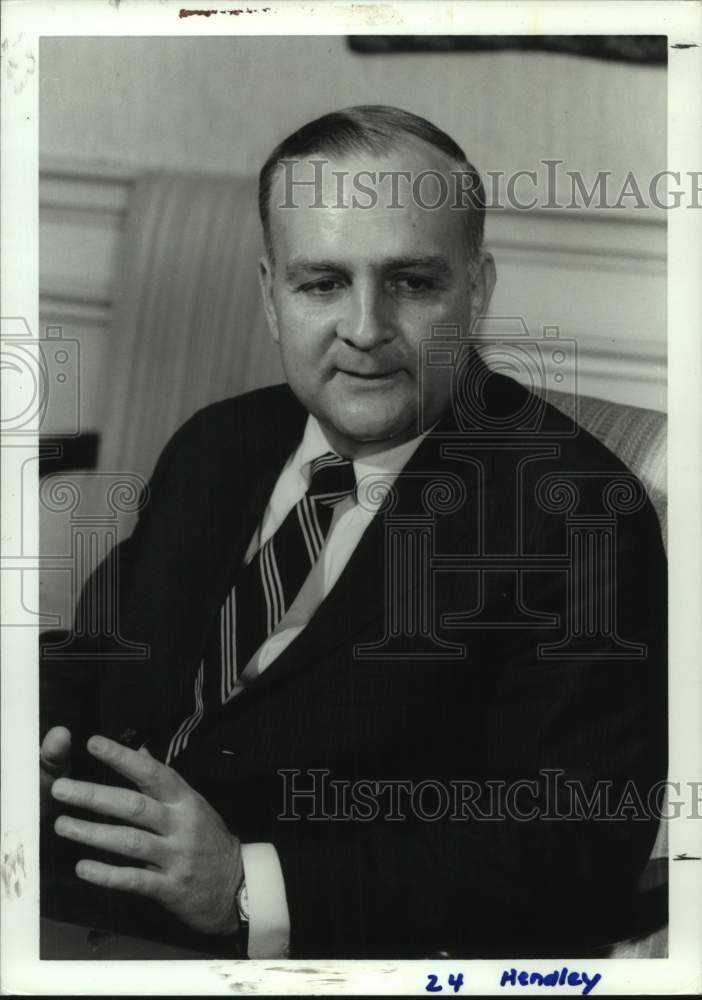 1973, Dan L. Hendley, Vice President for Business Affairs at Samford - Historic Images