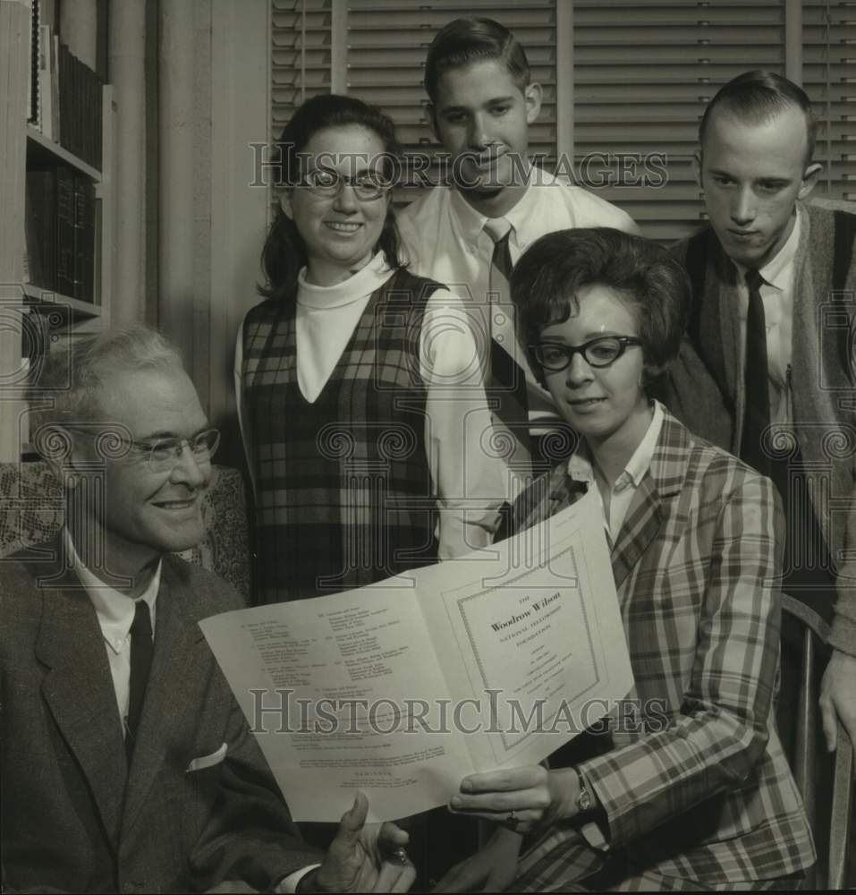 1965, Dr. William Pratt Dale II, Howard College, Meets With Srudents - Historic Images