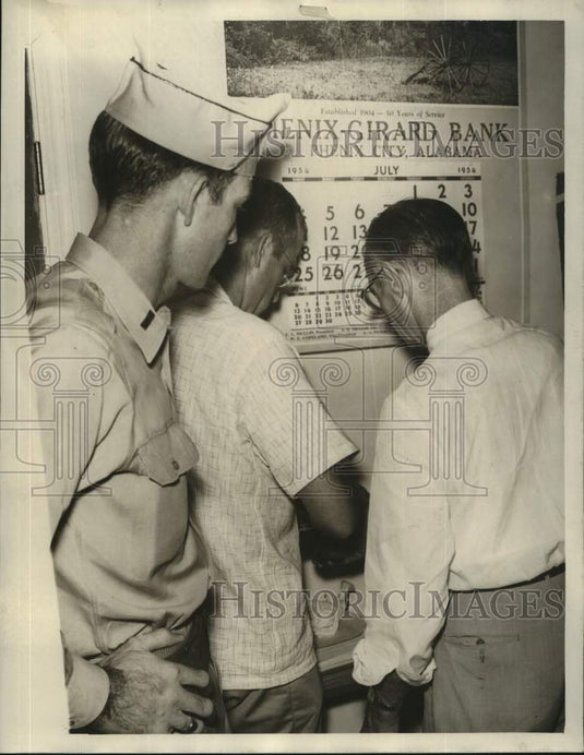 1954, Mayor Elmer Reese Fingerprinted; Arrested for Neglect of Duty - Historic Images