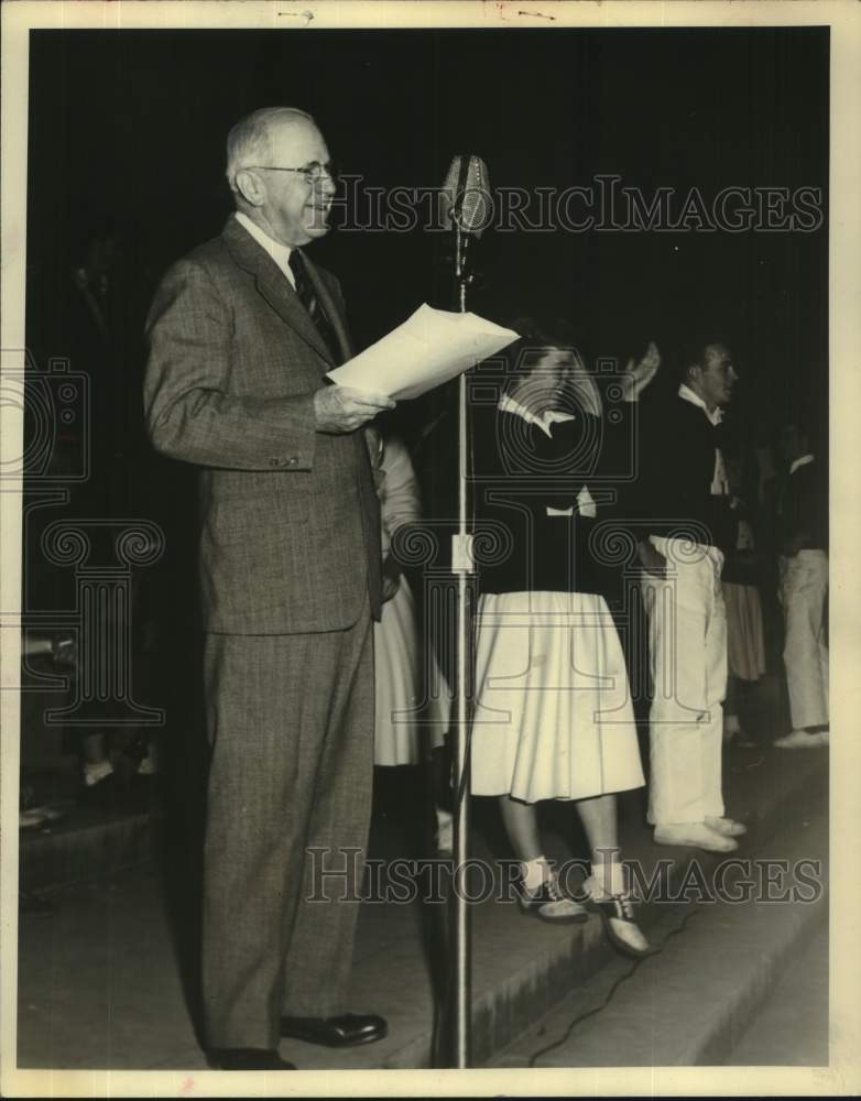 1949 Press Photo John M. Gallalee, President of University of Alabama - Historic Images
