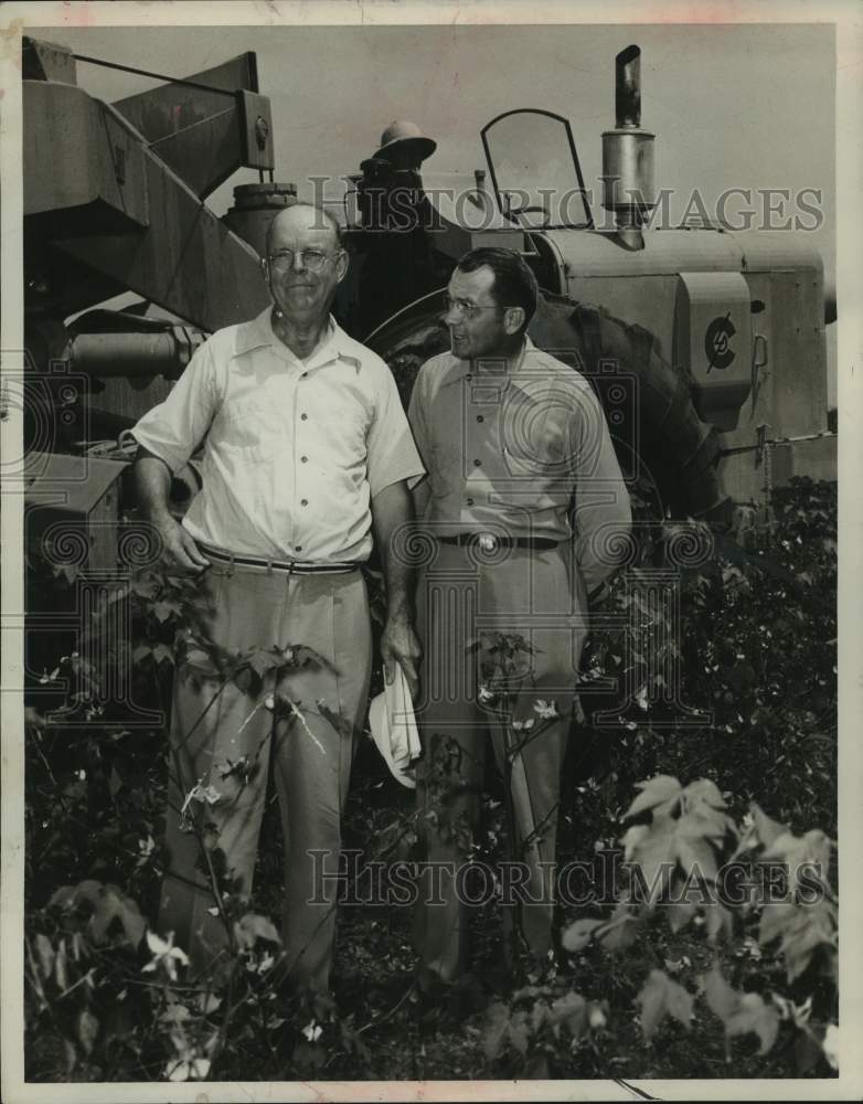 1948 Press Photo Haygood Paterson, Agriculture Commissioner, and Frank Stewart - Historic Images