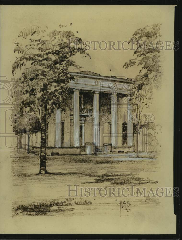 1929 Old Stone House, Montgomery, Alabama - Historic Images