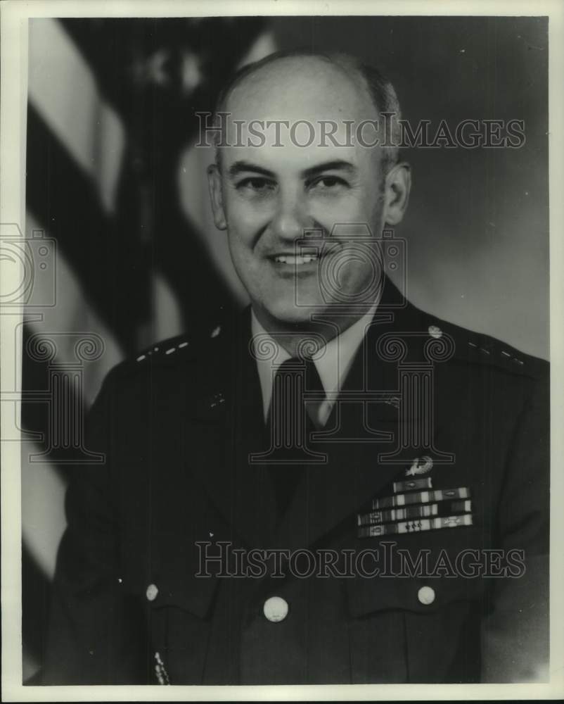 1982 Press Photo General Alan A. Nord, Fort McClellan, Alabama, Commander - Historic Images