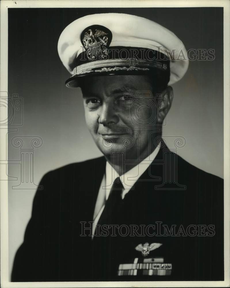 1967, Admiral Tazewell T. Shepard, Commander of USS Princeton - Historic Images