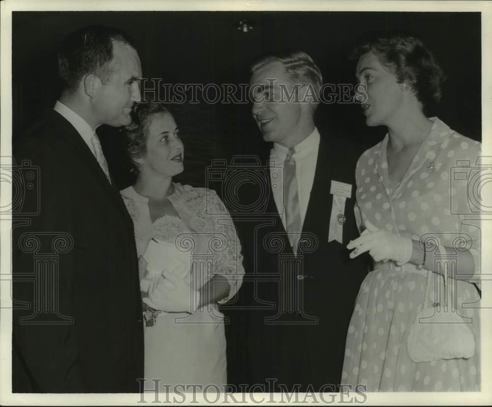 1959 Governors John Patterson &amp; J. Howard Edmondson with Wives - Historic Images