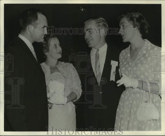 1959 Governors John Patterson & J. Howard Edmondson with Wives - Historic Images