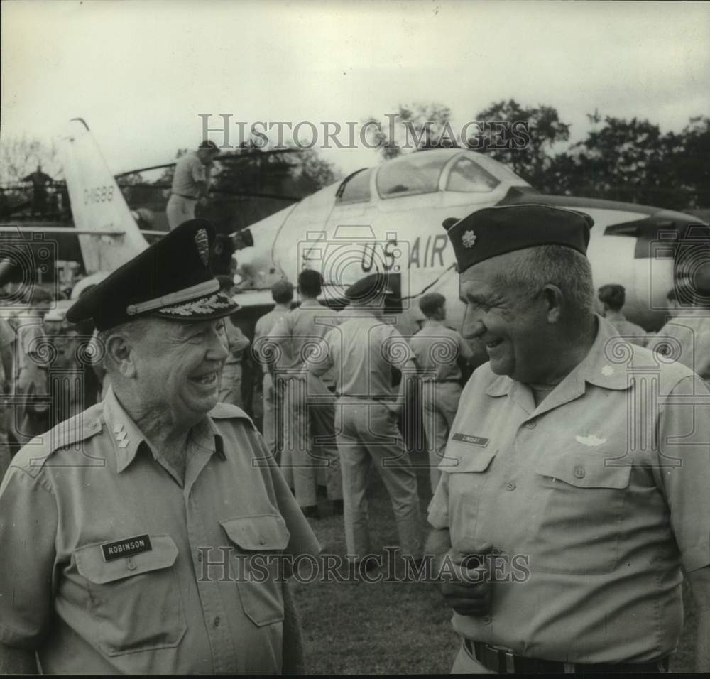 1970, Colonel Paul B. Robinson, Air Force Colonel Lindsay - abna46278 - Historic Images