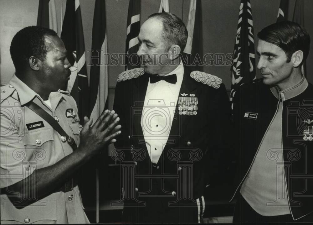 1981 Press Photo International Military in Training at Fort Rucker, Dale County - Historic Images