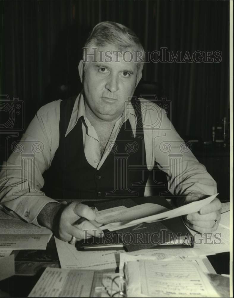 1978 Press Photo James Parsons, New Orleans Police Chief, in His New Office - Historic Images