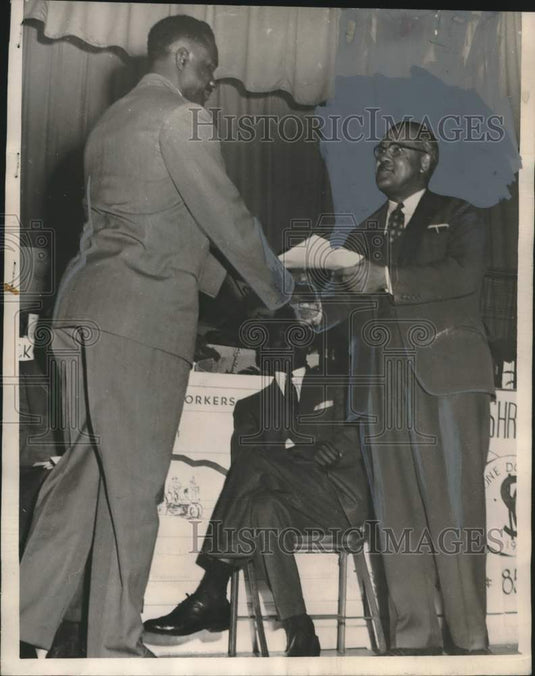 1953, "Merit Farmer" Award Presented to Hillard P. Jenkins - Historic Images