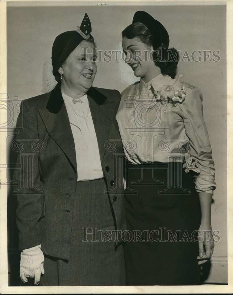 1950 Miss America Lillie May Caldwell with Teacher Madam Rosa Palmai-Historic Images