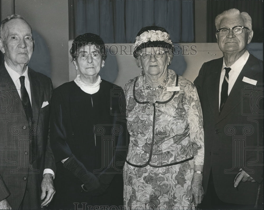 1966 Revered J. W. Curl with East Lake seniors, Alabama - Historic Images