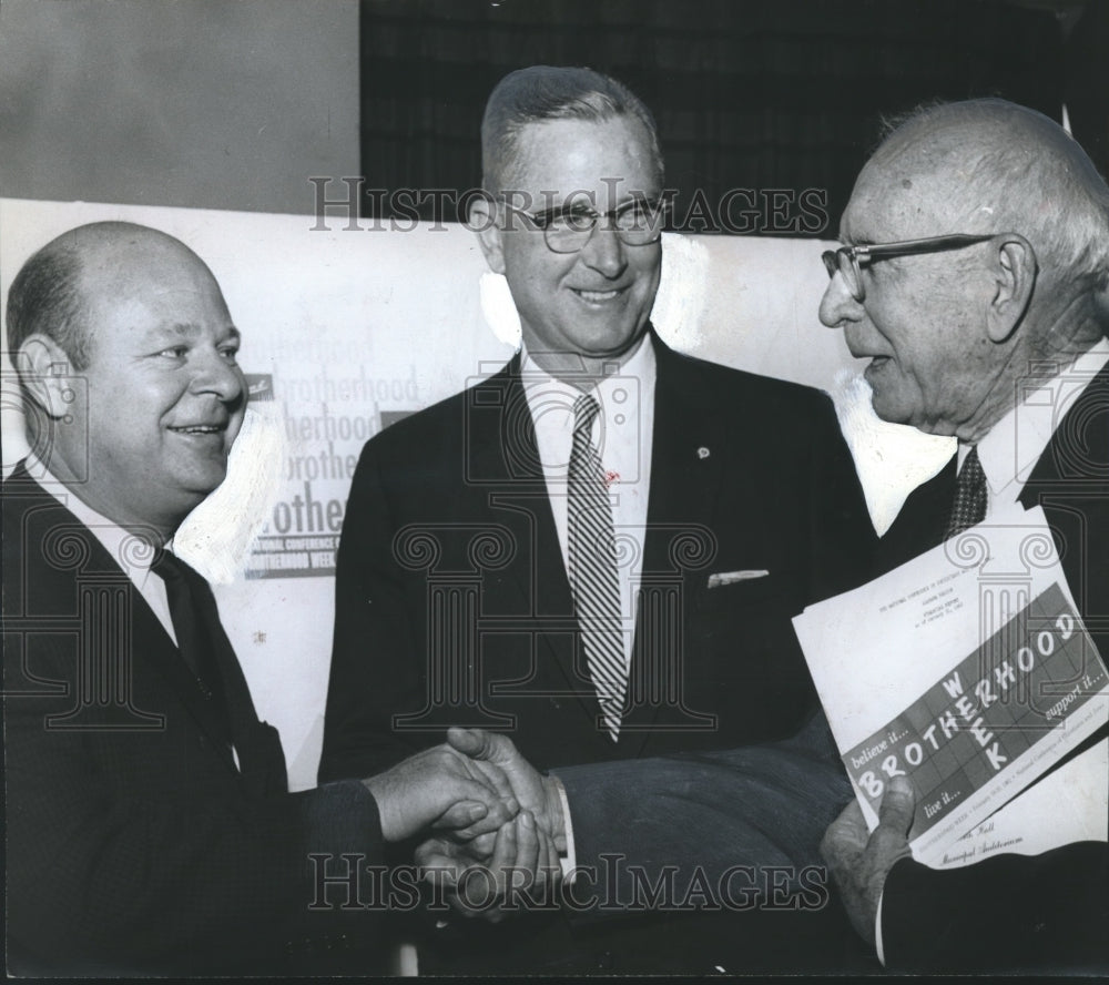 1962, Donald Comer, Textile Executive & others - abno00084 - Historic Images