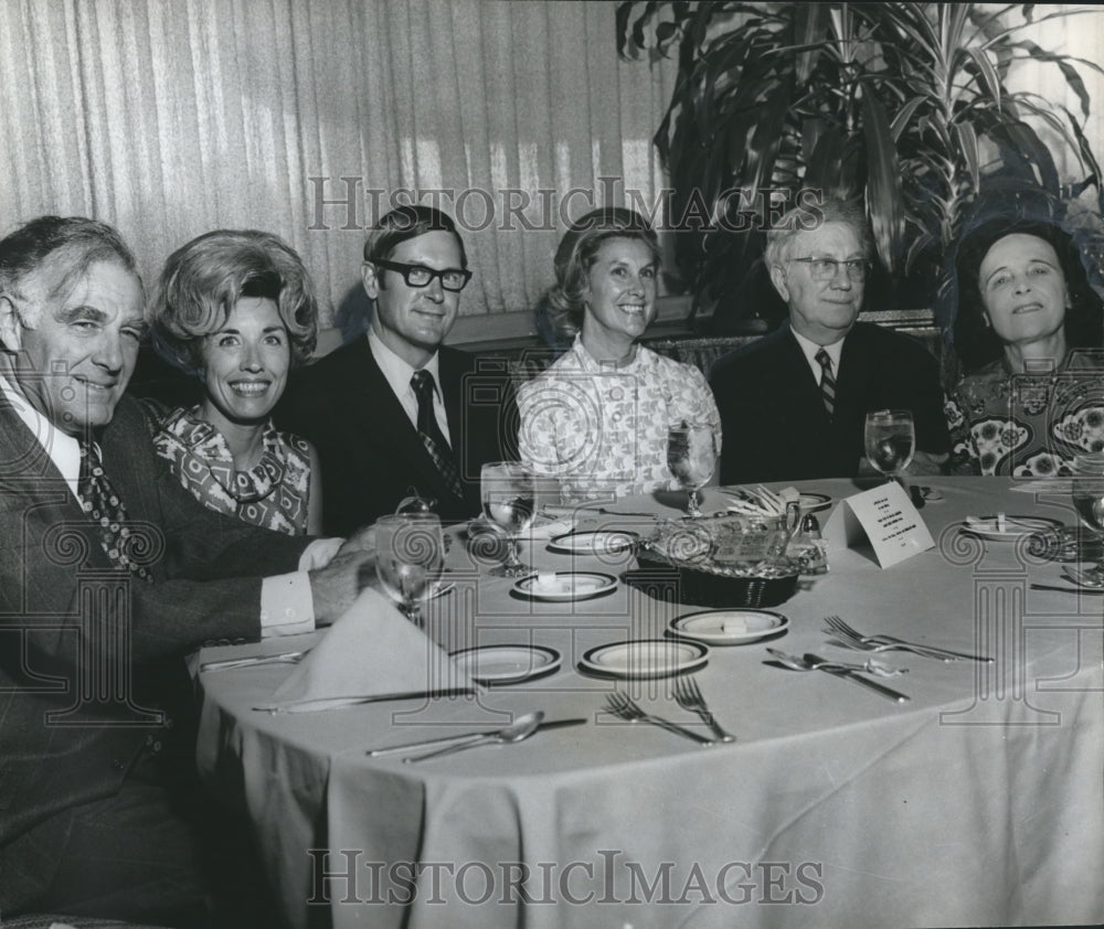 1972, Opera fans getting together for dinner - abno00116 - Historic Images