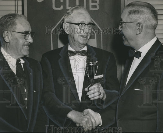 1959 Lonnie Clark receives Optimist Club Award with Others at Club - Historic Images