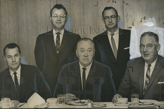 1964, Jefferson County Chapter of AIA Members at Meeting in Alabama - Historic Images