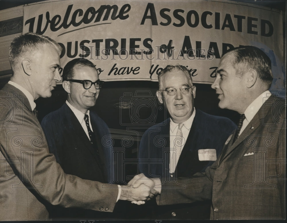 1965, Chairman and Officials at Associated Industries Annual meeting - Historic Images