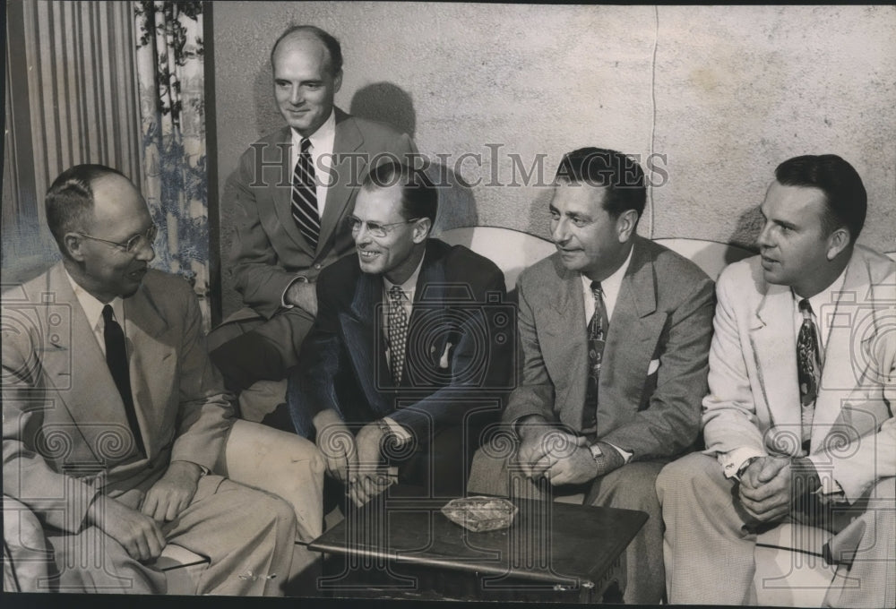 1951, Jefferson County Community Chest Campaign Planners at Meeting - Historic Images