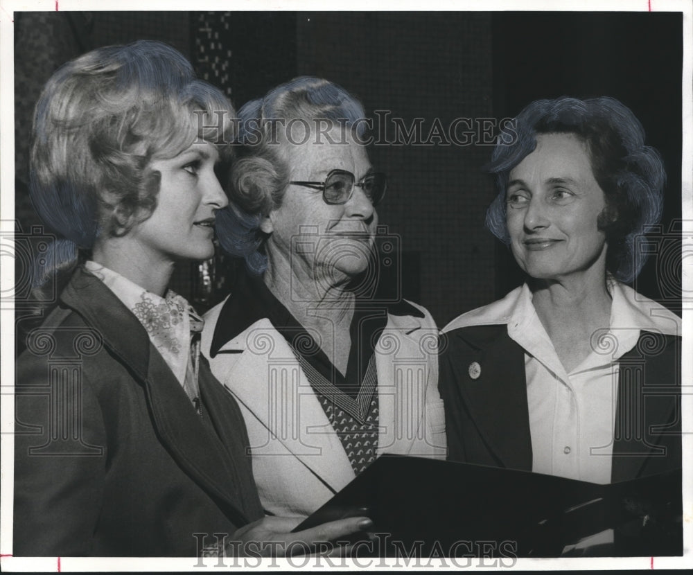 1977 Alabama Right to Read Consortium conference officials, Alabama - Historic Images