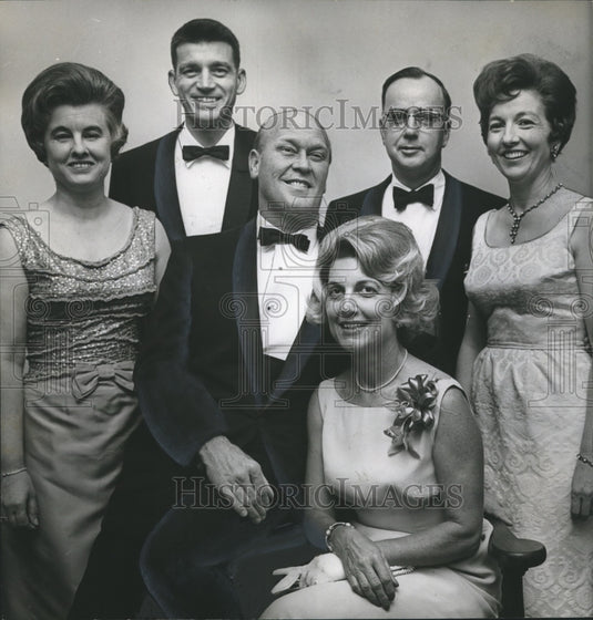 1965, Coronet Dance Club's dinner dance guests, Birmingham - Historic Images
