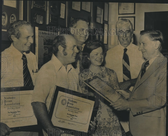 1975, Birmingham News' first place winners in Newspaper Contest - Historic Images