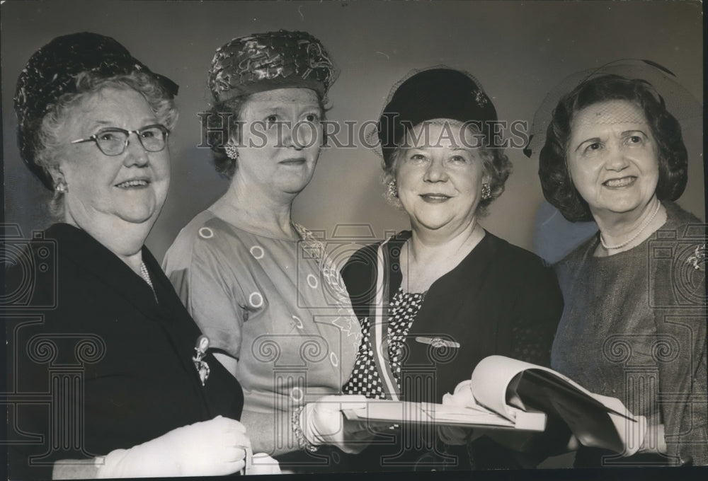 1964, Members of the United Daughters of the Confederacy at Meeting - Historic Images