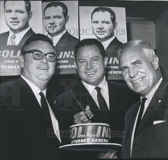 1966, State Representative Don Collins with Supporters in Birmingham - Historic Images
