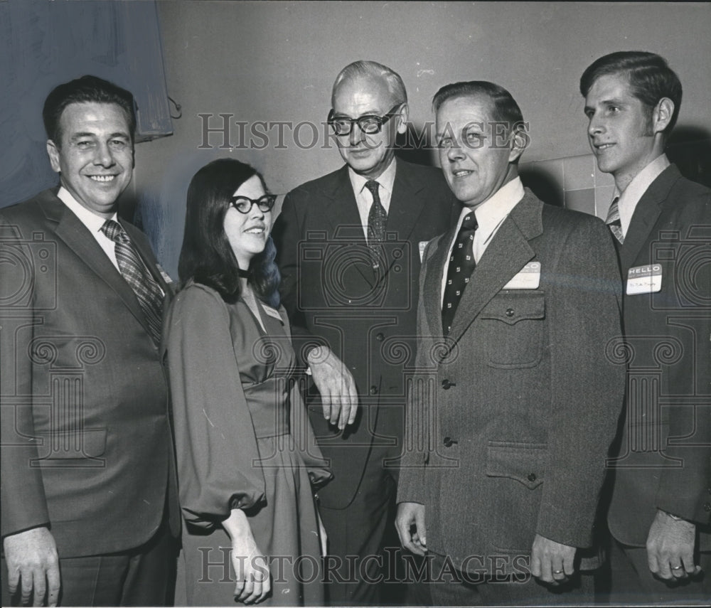 1971 Press Photo Certified Public Accountants from North Alabama at Club Meeting - Historic Images