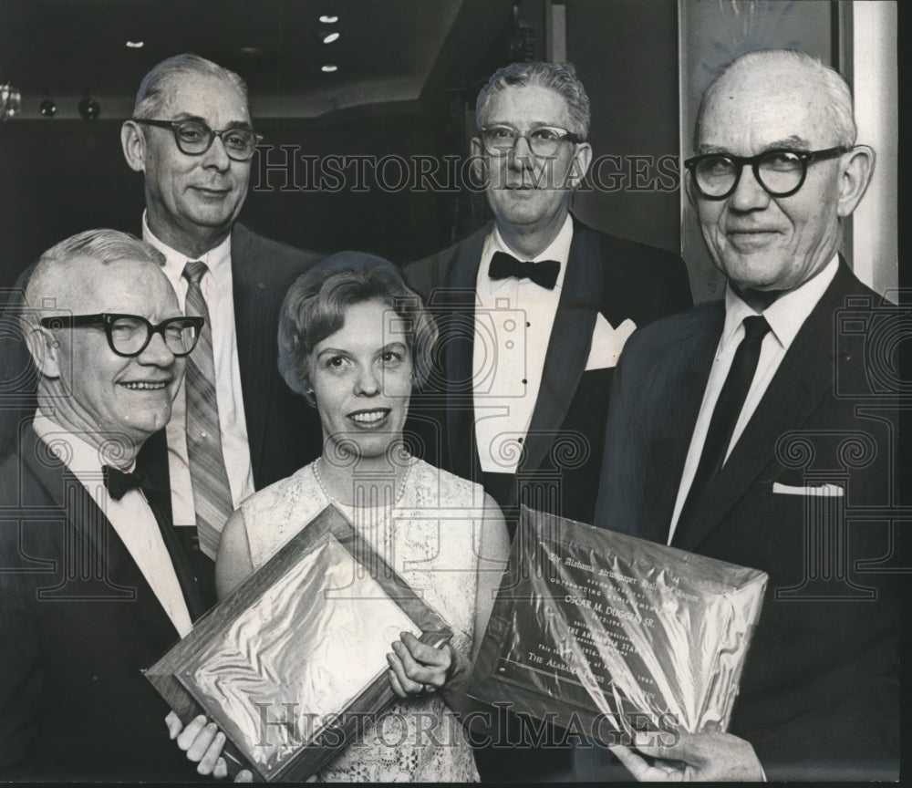 1966 Ralph Callahan, Alabama Newspaperman with Others and Awards - Historic Images