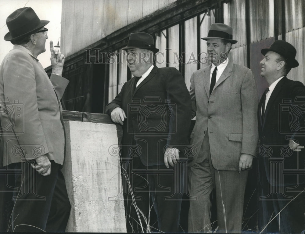 1964, Vredenburgh, Alabama Mayor Lee Turner Pleased Mill Reopens - Historic Images