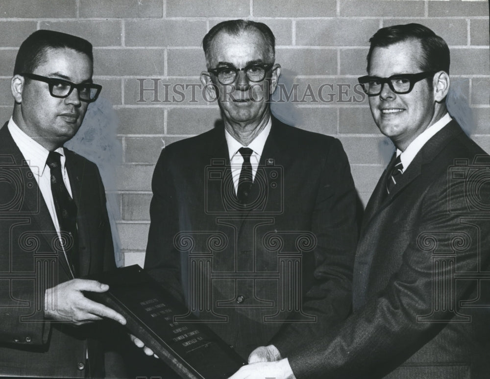 1969 Norman Darden, Center, Man of The Year, Albertville, Alabama - Historic Images