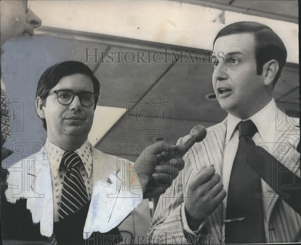 1972, James Allen, Jr., Right, Named Floor Manager for Convention - Historic Images