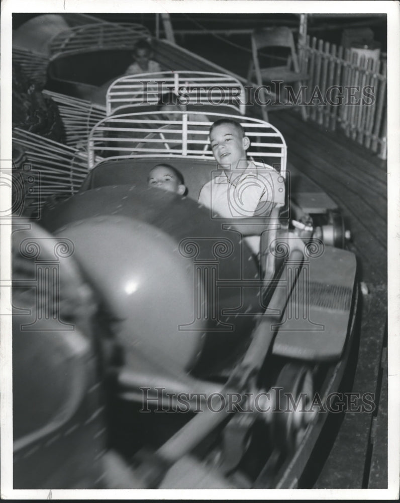 1959, Birmingham, Alabama Parks; Fair Kiddieland Caterpillar Ride - Historic Images