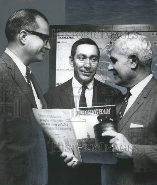 1968, H. H. Robertson Company Executive Dick Clay, Others in Alabama - Historic Images