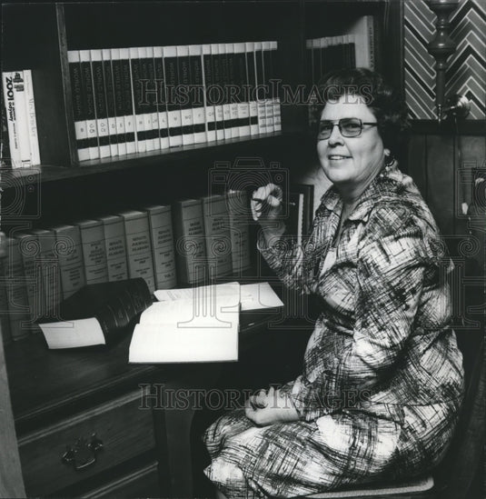 1978, Limestone County Probate Judge Mrs. Mary Catherine Burgreen - Historic Images