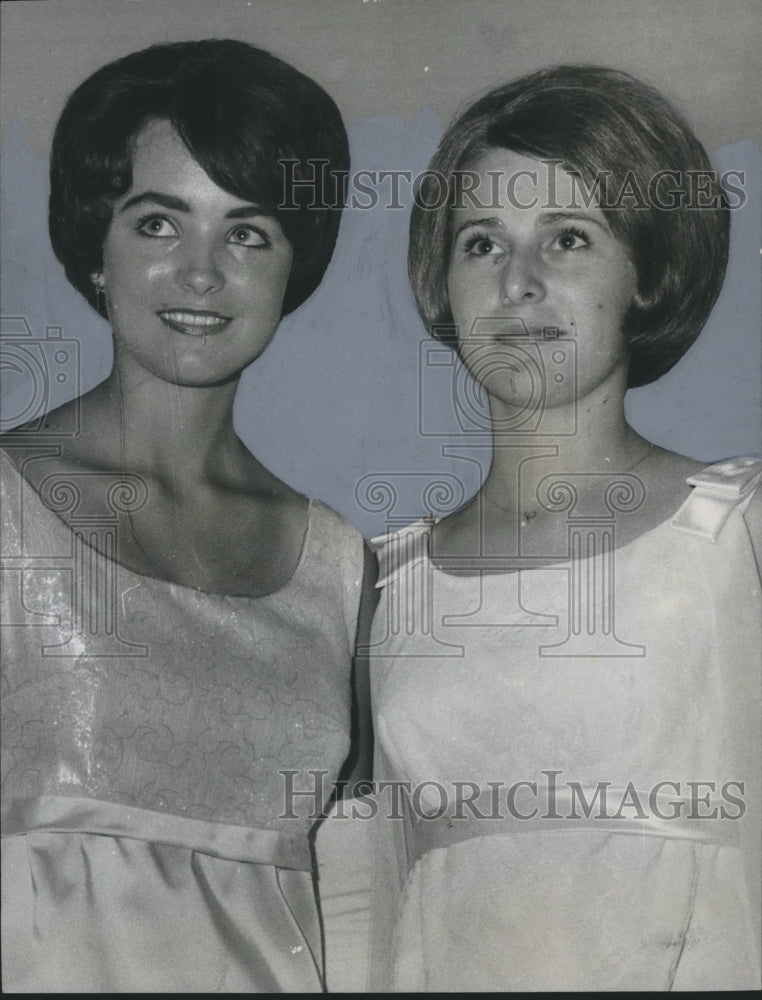 1968, Coosa County Farm Bureau Queen Diana Fielding, Mary Alice Pody - Historic Images